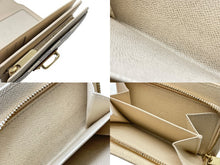 画像をギャラリービューアに読み込む, LOUIS VUITTON ルイヴィトン ポルトフォイユ ジョイ 三つ折り財布 N60030 ダミエ アズール ホワイト グレー PVC 美品 中古 65076