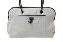 Load image into Gallery viewer, LOUISVUITTON ルイヴィトン トラベラー アーティクル ダ ヴォワヤージュ トートバッグ M92806 グレー ブラック 美品 中古 50878