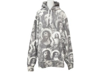 Load image into Gallery viewer, supreme 2018AWシュプリーム ジーザス&amp;マリア 総柄 プルオーバーパーカー Lサイズ ストリート スケート スト男 スト女 中古 50919