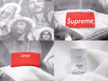 Load image into Gallery viewer, supreme 2018AWシュプリーム ジーザス&amp;マリア 総柄 プルオーバーパーカー Lサイズ ストリート スケート スト男 スト女 中古 50919