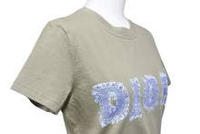 Load image into Gallery viewer, Christian Dior クリスチャンディオール 半袖Ｔシャツ ジャドール 3P16155024 コットン カーキ サイズ38 美品 中古 51073