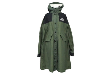 THE NORTH FACE × sacai ザ ノースフェイス サカイ 17AW ナイロンモッズコート カーキ NP6171SA サイズロゴM 美品 中古 51178 