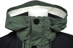 THE NORTH FACE × sacai ザ ノースフェイス サカイ 17AW ナイロンモッズコート カーキ NP6171SA サイズロゴM 美品 中古 51178 