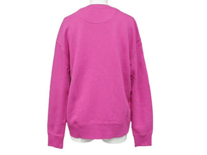 極美品 Valentino ヴァレンチノ ロゴ クルーネックスウェットシャツ XB3MF14Y6WT コットン ピンク サイズS 中古 4b005118