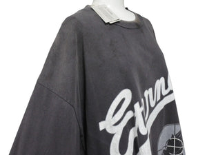 新品未使用 SAINT Mxxxxxx FEAR OF GOD セントマイケル フィアーオブゴット 長袖Ｔシャツ sm-hr8-0000-c02-blk コットン ブラック 中古 4b005121