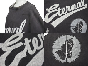 新品未使用 SAINT Mxxxxxx FEAR OF GOD セントマイケル フィアーオブゴット 長袖Ｔシャツ sm-hr8-0000-c02-blk コットン ブラック 中古 4b005121