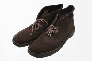 Clarks クラークス DESERT BOOT デザートブーツ ショートブーツ フットウェア スエード ラバー ブラウン 7 1/2 良品 中古 51248