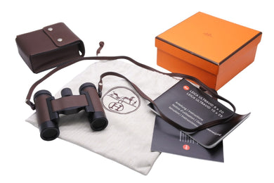 新品同様 HERMES LEICA エルメス×ライカ 幻の逸品 エルメスエディション ULTRA VID 双眼鏡 ブラウン 箱 中古 51454