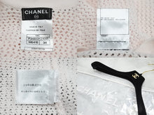 Load image into Gallery viewer, CHANEL シャネル ニット ロング カーディガン ピンク 09C ココマーク トップス ロゴ 刺繍 P34800K01095 サイズ34 美品 中古 51484