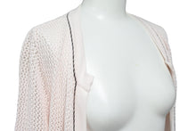 Load image into Gallery viewer, CHANEL シャネル ニット ロング カーディガン ピンク 09C ココマーク トップス ロゴ 刺繍 P34800K01095 サイズ34 美品 中古 51484