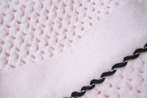 CHANEL シャネル ニット ロング カーディガン ピンク 09C ココマーク トップス ロゴ 刺繍 P34800K01095 サイズ34 美品 中古 51484