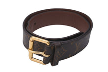Load image into Gallery viewer, LOUIS VUITTON ルイ ヴィトン モノグラム サンチュールポシェット デュオ ベルト ブラウン サイズ80/32 M9836 良品 中古 51529