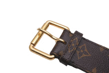 Load image into Gallery viewer, LOUIS VUITTON ルイ ヴィトン モノグラム サンチュールポシェット デュオ ベルト ブラウン サイズ80/32 M9836 良品 中古 51529