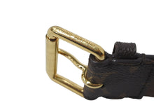 Load image into Gallery viewer, LOUIS VUITTON ルイ ヴィトン モノグラム サンチュールポシェット デュオ ベルト ブラウン サイズ80/32 M9836 良品 中古 51529