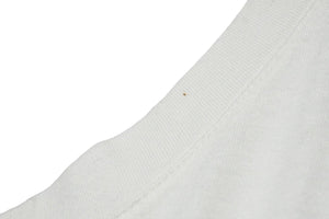 YVES SAINT LAURENT イヴサンローラン カサンドラ タンクトップ ノースリーブ ホワイト ゴールド コットン サイズS 美品 中古 51698 