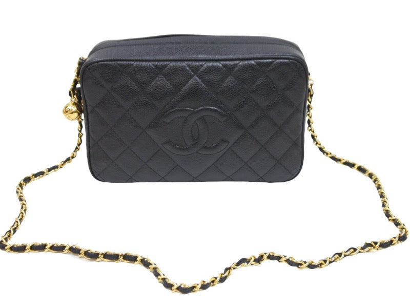 極美品 CHANEL シャネル マトラッセ チェーン ショルダーバッグ