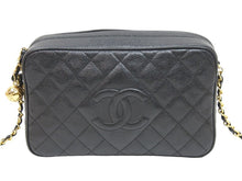 Load image into Gallery viewer, 極美品 CHANEL シャネル マトラッセ チェーン ショルダーバッグ 3番台 ボール ココマーク キャビア ブラック 中古 51272