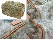 Load image into Gallery viewer, LOUIS VUITTON ルイヴィトン 美品 M95772 村上隆 モノグラム カモフラージュ デニム ジャスミン ハンドバッグ 中古 51750