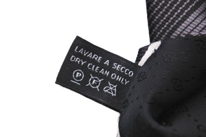 GUCCI グッチ ネクタイ トムフォード期 ストライプスーツ シルク ブラック グレー ホワイト 美品 中古 51812 