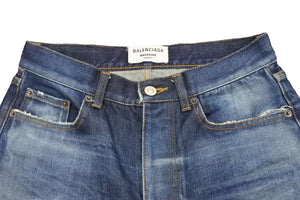 BALENCIAGA バレンシアガ パンツ デニム CA00985CA63081 コットン ブルー サイズ24 美品 中古 51905