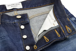BALENCIAGA バレンシアガ パンツ デニム CA00985CA63081 コットン ブルー サイズ24 美品 中古 51905