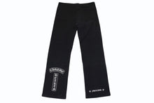 Load image into Gallery viewer, CHROME HEARTS クロムハーツ スウェットパンツ サイズM オールドモデル ホースシュー FUCK YOU プリント ブラック 美品 中古 4b005206