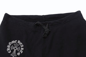 CHROME HEARTS クロムハーツ スウェットパンツ サイズM オールドモデル ホースシュー FUCK YOU プリント ブラック 美品 中古 4b005206