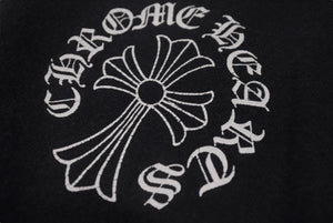 CHROME HEARTS クロムハーツ スウェットパンツ サイズM オールドモデル ホースシュー FUCK YOU プリント ブラック 美品 中古 4b005206