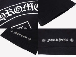 CHROME HEARTS クロムハーツ スウェットパンツ サイズM オールドモデル ホースシュー FUCK YOU プリント ブラック 美品 中古 4b005206