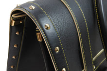 Load image into Gallery viewer, 極美品 LouisVuitton ルイヴィトン エクストラヴァガン スハリ ハンドバッグ レザー ブラック ゴールド 中古 53298