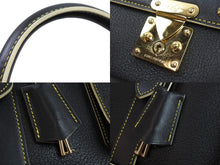 Load image into Gallery viewer, 極美品 LouisVuitton ルイヴィトン エクストラヴァガン スハリ ハンドバッグ レザー ブラック ゴールド 中古 53298