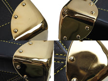 Load image into Gallery viewer, 極美品 LouisVuitton ルイヴィトン エクストラヴァガン スハリ ハンドバッグ レザー ブラック ゴールド 中古 53298
