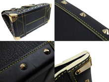 Load image into Gallery viewer, 極美品 LouisVuitton ルイヴィトン エクストラヴァガン スハリ ハンドバッグ レザー ブラック ゴールド 中古 53298