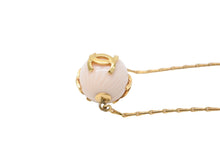Load image into Gallery viewer, CHANEL シャネル ネックレス ココマーク ゴールドチェーン マーブルボール 球体 WS4099 ゴールド 美品 中古 52444