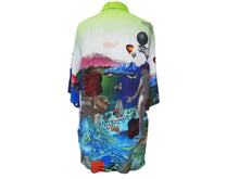 Load image into Gallery viewer, PRADA プラダ 半袖シャツ 18SS アロハシャツ グリーン マルチカラー UC305 S181 サイズM 美品 中古 52541