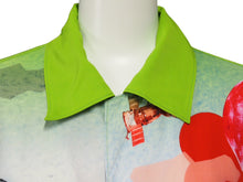 Load image into Gallery viewer, PRADA プラダ 半袖シャツ 18SS アロハシャツ グリーン マルチカラー UC305 S181 サイズM 美品 中古 52541