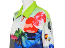 Load image into Gallery viewer, PRADA プラダ 半袖シャツ 18SS アロハシャツ グリーン マルチカラー UC305 S181 サイズM 美品 中古 52541