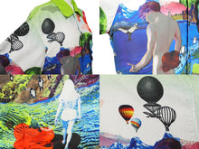 Load image into Gallery viewer, PRADA プラダ 半袖シャツ 18SS アロハシャツ グリーン マルチカラー UC305 S181 サイズM 美品 中古 52541