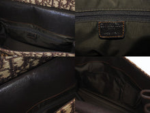 Load image into Gallery viewer, Christian Dior クリスチャンディオール トロッター ハンドバッグ キャンバス レザー ブラウン シルバー金具 美品 中古 4b005260
