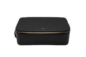 新品同様 CELINE セリーヌ ハンドバッグ バニティバッグ ラージ トイレタリーケース カーフスキン ゴールド金具 中古 52618