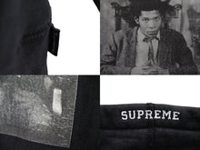 Load image into Gallery viewer, SUPREME シュプリーム 13AW Basquiat Hoodie バスキアフーディ パーカー プルオーバー コットン ブラック グレー サイズL 美品 52650