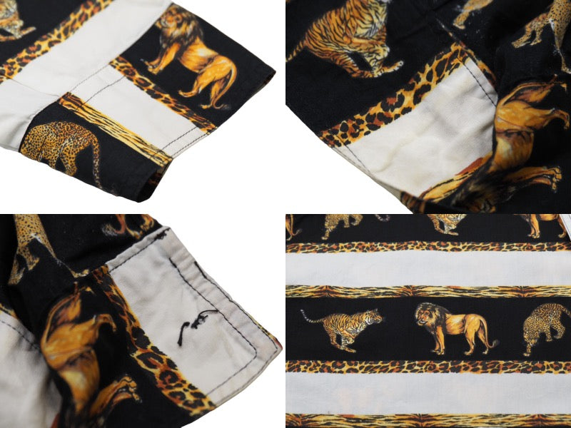 VERSACE ヴェルサーチ 長袖Tシャツ versace jeans couture 虎