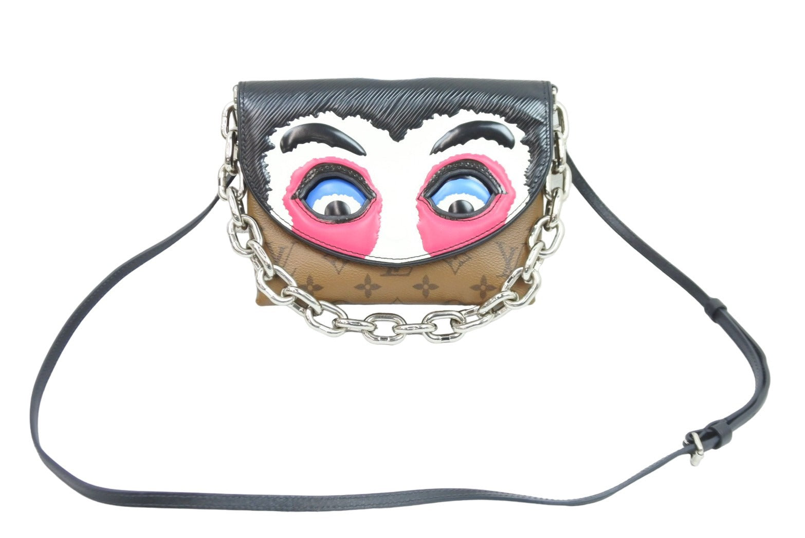 VINTAGE LOUIS VUITTON 2wayバッグ美品 LOUIS VUITTON ルイヴィトン ハンドバッグ 2WAY チェーン