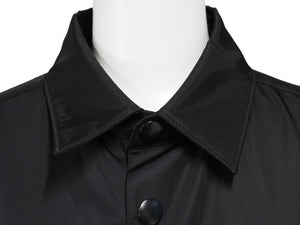 PRADA プラダ ジャケット Re-Nylon 20AW オーバーサイズ シャツジャケット ブラック ナイロン SC514 S202 1WQ8 美品 中古 52799