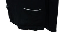 Load image into Gallery viewer, CHANEL シャネル ニット トップス ココマーク モバイルアート 08A ブラック ホワイト コットン カシミヤ サイズ38 良品 中古 52803