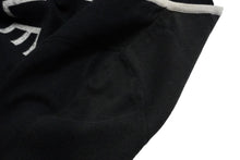 Load image into Gallery viewer, CHANEL シャネル ニット トップス ココマーク モバイルアート 08A ブラック ホワイト コットン カシミヤ サイズ38 良品 中古 52803