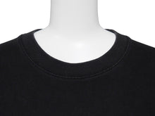 Load image into Gallery viewer, miskeen ミスキーン 半袖Tシャツ ビッグシルエット 刺繡 コットン ブラック サイズXL 美品 中古 52813