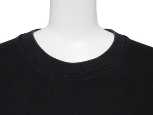 miskeen ミスキーン 半袖Tシャツ ビッグシルエット 刺繡 コットン ブラック サイズXL 美品 中古 52813