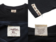 Load image into Gallery viewer, miskeen ミスキーン 半袖Tシャツ ビッグシルエット 刺繡 コットン ブラック サイズXL 美品 中古 52813