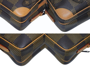 LOUIS VUITTON ルイヴィトン ナイルメッセンジャー PM ショルダーバッグ ダミエジャイアント NIGO N40359 ブラウン 美品 中古 4b005294